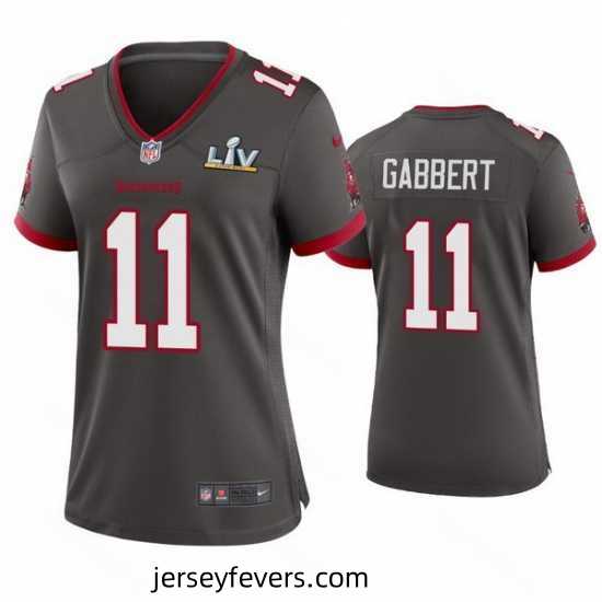 Blaine Gabbert Buccaneers Pewter Super Bowl Lv Game Jersey