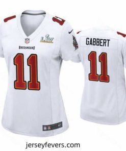 Blaine Gabbert Buccaneers White Super Bowl Lv Game Fashion Jersey