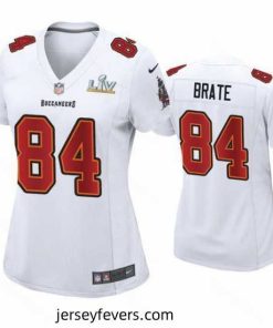 Cameron Brate Buccaneers White Super Bowl Lv Game Fashion Jersey