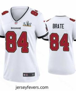 Cameron Brate Buccaneers White Super Bowl Lv Game Jersey