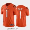 Cincinnati Bengals #1 Ja'Marr Chase Orange 2021 Draft Jersey