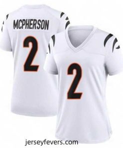 Cincinnati Bengals #2 Evan McPherson 2021 White Vapor Limited Stitched NFL Jersey