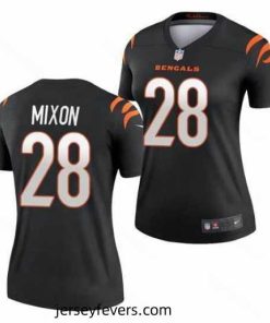 Cincinnati Bengals 28 Joe Mixon Black Vapor Untouchable Limited Jersey
