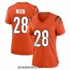 Cincinnati Bengals 28 Joe Mixon Orange Vapor Untouchable Limited Jersey