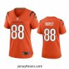 Cincinnati Bengals 88 Hayden Hurst Orange Stitched Game Jersey
