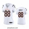 Cincinnati Bengals 88 Hayden Hurst White Stitched Game Jersey