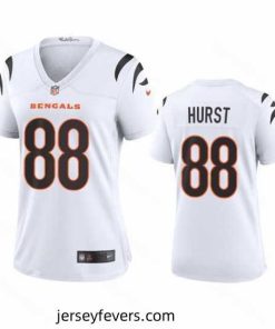 Cincinnati Bengals 88 Hayden Hurst White Stitched Game Jersey