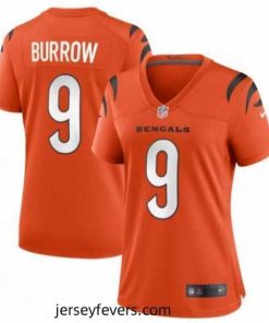 Cincinnati Bengals 9 Joe Burrow Orange Vapor Untouchable Limited Jersey
