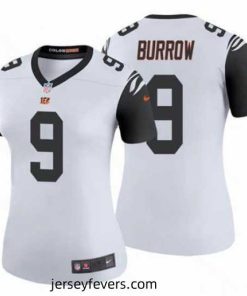 Cincinnati Bengals 9 Joe Burrow White Rush Vapor Untouchable Limited Jersey