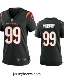 Cincinnati Bengals 99 Myles Murphy Black Stitched Game Jersey