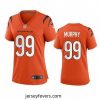 Cincinnati Bengals 99 Myles Murphy Orange Stitched Game Jersey