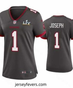 Greg Joseph Buccaneers Pewter Super Bowl Lv Game Jersey