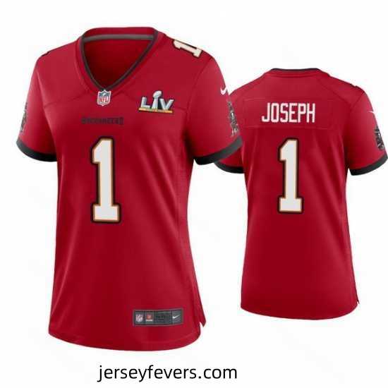 Greg Joseph Buccaneers Red Super Bowl Lv Game Jersey