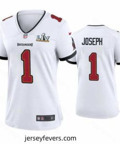 Greg Joseph Buccaneers White Super Bowl Lv Game Jersey