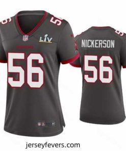 Hardy Nickerson Buccaneers Pewter Super Bowl Lv Game Jersey