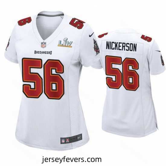 Hardy Nickerson Buccaneers White Super Bowl Lv Game Fashion Jersey