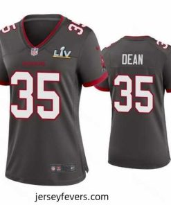 Jamel Dean Buccaneers Pewter Super Bowl Lv Game Jersey