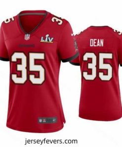 Jamel Dean Buccaneers Red Super Bowl Lv Game Jersey