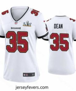 Jamel Dean Buccaneers White Super Bowl Lv Game Jersey