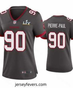Jason Pierre Paul Buccaneers Pewter Super Bowl Lv Game Jersey