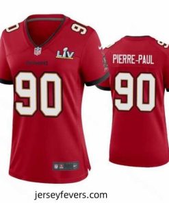 Jason Pierre Paul Buccaneers Red Super Bowl Lv Game Jersey
