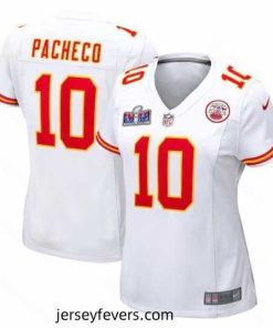Kansas City Chiefs 10 Isiah Pacheco White 2023 F.U.S.E  Vapor Untouchable Limited Stitched 2024 Super Bowl LVIII Jersey