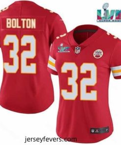 Kansas City Chiefs 32 Nick Bolton Red Super Bowl LVII Patch Vapor Stitched Jersey