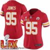 Kansas City Chiefs Chris Jones #95 Red 2024 2025 Super Bowl LIX F.U.S.E Stitched Jersey