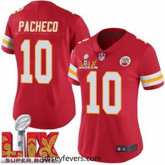Kansas City Chiefs Isiah Pacheco #10 Red 2024 2025 Super Bowl LIX F.U.S.E Stitched Jersey