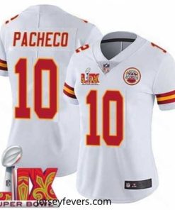 Kansas City Chiefs Isiah Pacheco #10 White 2024 2025 Super Bowl LIX F.U.S.E Stitched Jersey