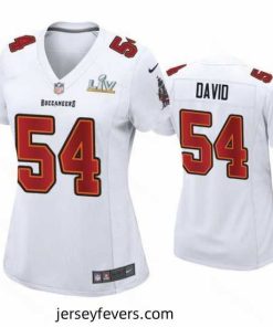 Lavonte David Buccaneers White Super Bowl Lv Game Fashion Jersey