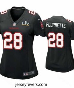 Leonard Fournette Buccaneers Black Super Bowl Lv Game Fashion Jersey