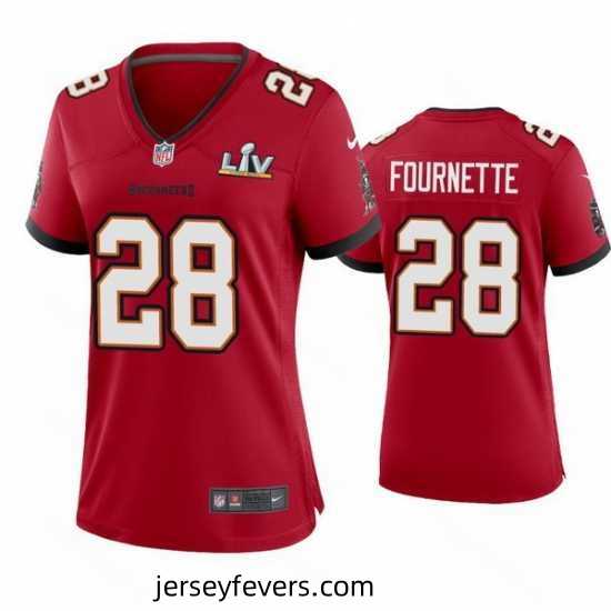 Leonard Fournette Buccaneers Red Super Bowl Lv Game Jersey