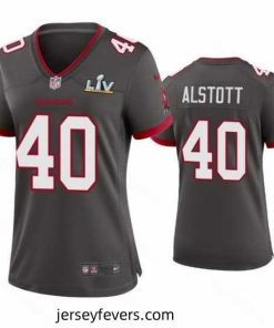 Mike Alstott Buccaneers Pewter Super Bowl Lv Game Jersey