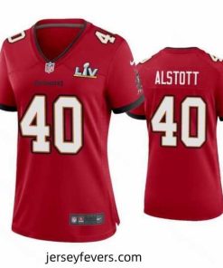 Mike Alstott Buccaneers Red Super Bowl Lv Game Jersey
