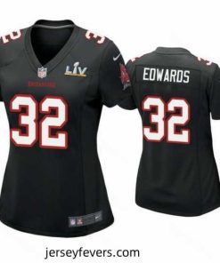 Mike Edwards Buccaneers Black Super Bowl Lv Game Fashion Jersey