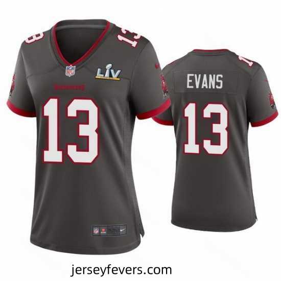 Mike Evans Buccaneers Pewter Super Bowl Lv Game Jersey
