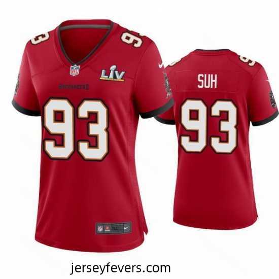 Ndamukong Suh Buccaneers Red Super Bowl Lv Game Jersey
