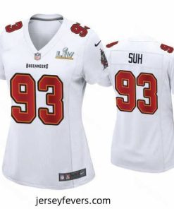 Ndamukong Suh Buccaneers White Super Bowl Lv Game Fashion Jersey