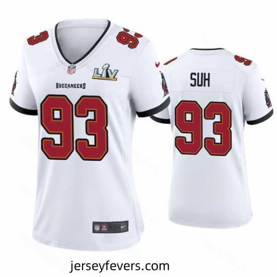 Ndamukong Suh Buccaneers White Super Bowl Lv Game Jersey