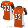 Nike Bengals #32 Jeremy Hill Orange Alternate Stitched NFL Elite Jersey