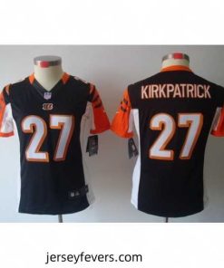 Nike Cincinnati Bengals #27 Dre Kirkpatrick Black [Women's NIKE LIMITED Jersey]