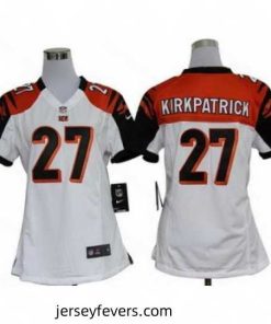 Nike Cincinnati Bengals 27# Dre Kirkpatrick White Nike NFL Jerseys