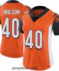 Nike Cincinnati Bengals 40 Brandon Wilson Orange Jersey