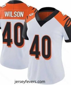 Nike Cincinnati Bengals 40 Brandon Wilson White Jersey