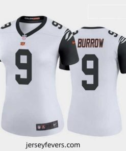 Nike Cincinnati Bengals 9 Joe Burrow Rush Legend Stitched Jersey 2020 NFL Draft