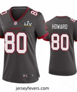 O.J. Howard Buccaneers Pewter Super Bowl Lv Game Jersey