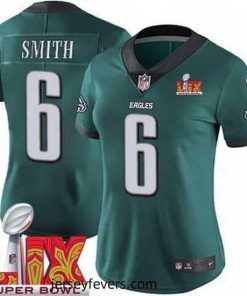 Philadelphia Eagles DeVonta Smith #6 Green 2024 2025 Super Bowl LIX F.U.S.E Stitched NFL Jersey