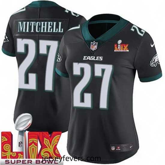 Philadelphia Eagles Quinyon Mitchell #27 Black 2024 2025 Super Bowl LIX F.U.S.E Stitched NFL Jersey