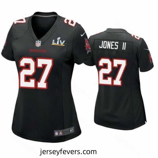Ronald Jones Ii Buccaneers Black Super Bowl Lv Game Fashion Jersey